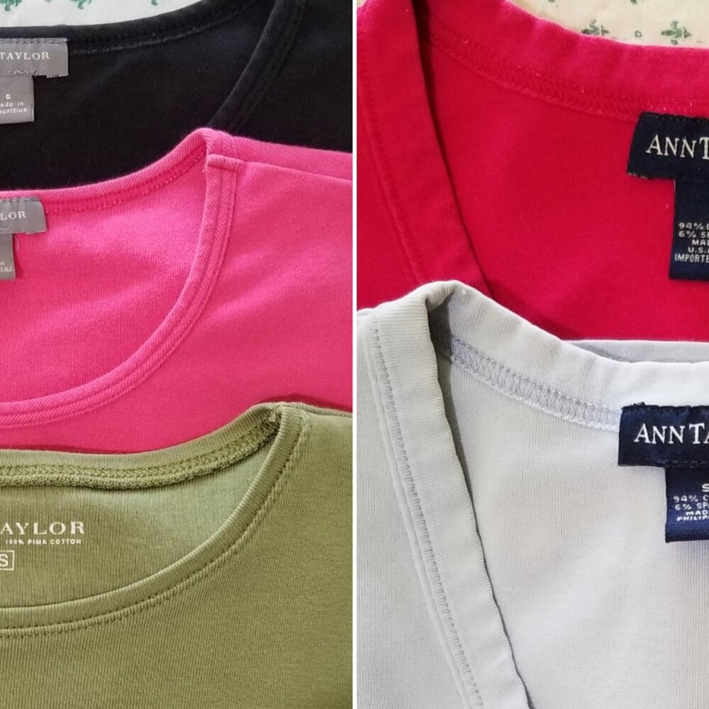 Ann Taylor Short Sleeve T-shirts, Assorted